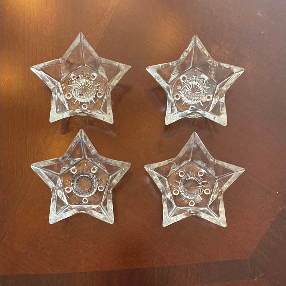 Vintage  Star-Shaped Candle Holders